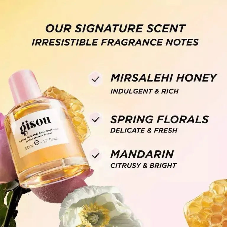 Mini Honey Infused Hair Perfume Wildflower honey gisou 15ml