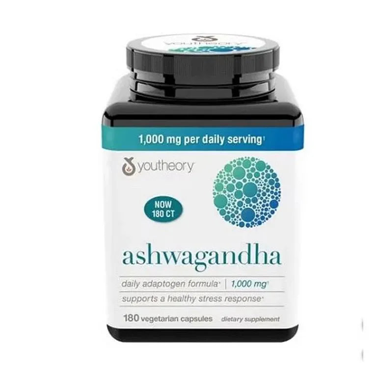 YOUTHEORY - ASHWAGANDHA 1000 MG 180 VEGETARIAN CAPS