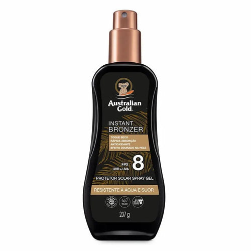 Protetor Solar Australian Gold Spray Instant Bronzer 237ml