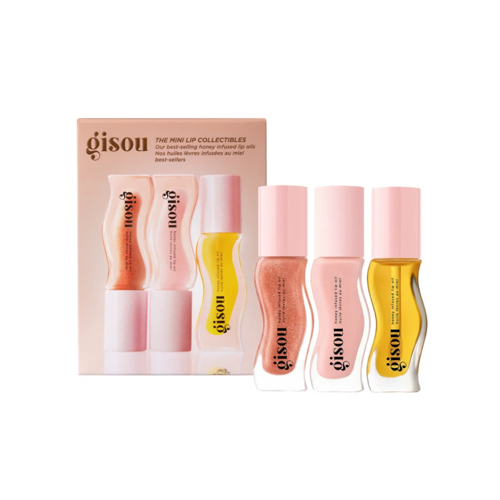 Gisou The Mini Lip Collectible - Trio Lip Oil - 3x 3.5ml