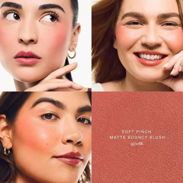 Rare Beauty Soft Pitch Blush e Iluminador Cor Worth