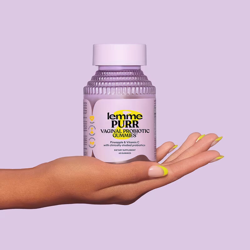 Lemme Purr Vaginal Probiotic Gummies 60 Gummies