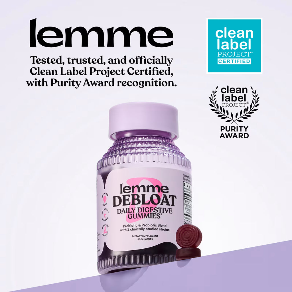 Lemme Debloat Daily Digestive Gummies 60 Gummies