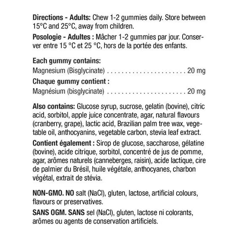 Jamieson Magnesium Bisglycinate 150 Gummies