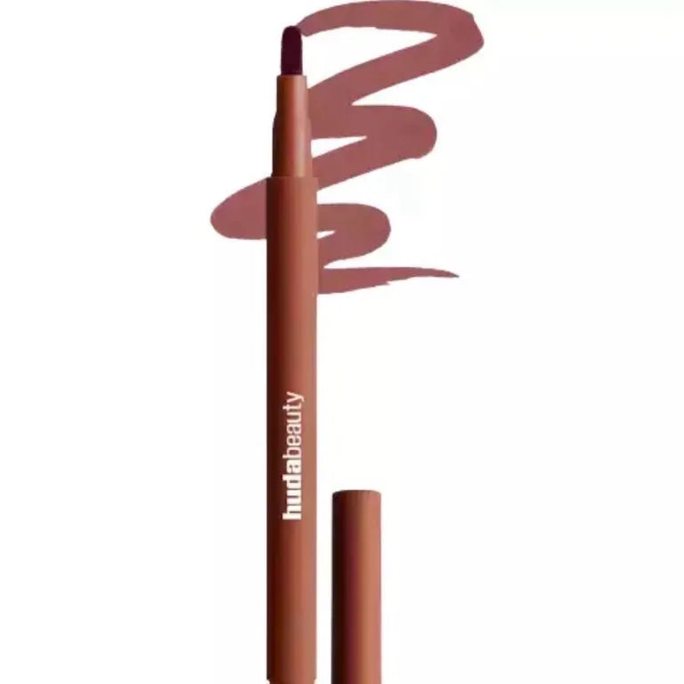 HUDA BEAUTY- LIP CONTOUR LIP STAIN FOR 12-HOUR WEAR - WARM BROWN