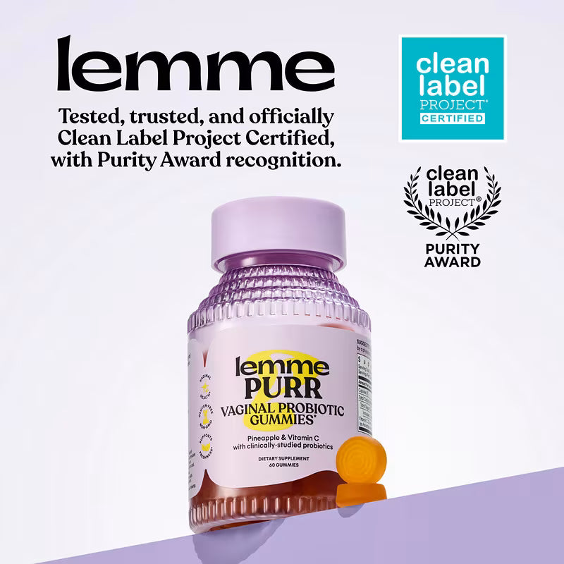 Lemme Purr Vaginal Probiotic Gummies 60 Gummies