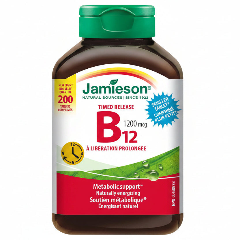 Jamieson Vitamina B12 1200mcg 200 Comprimidos