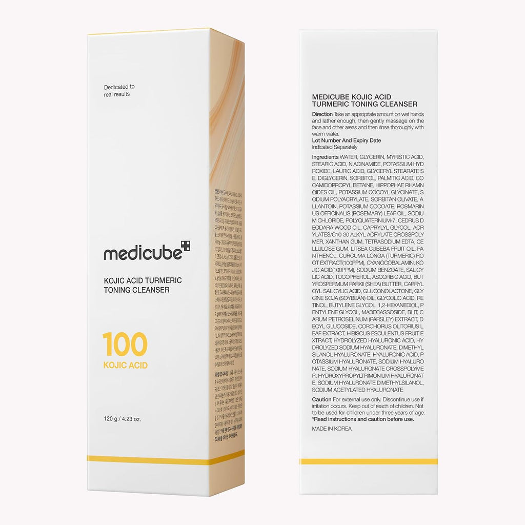 Medicube Espuma De Limpeza Kojic Acid Turmeric Vita Capsule 120g