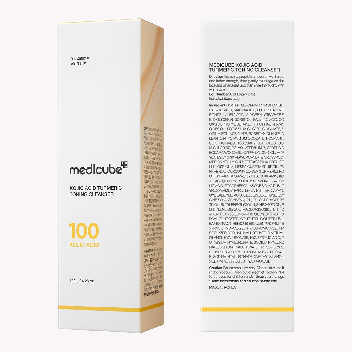 Medicube Espuma De Limpeza Kojic Acid Turmeric Vita Capsule 120g