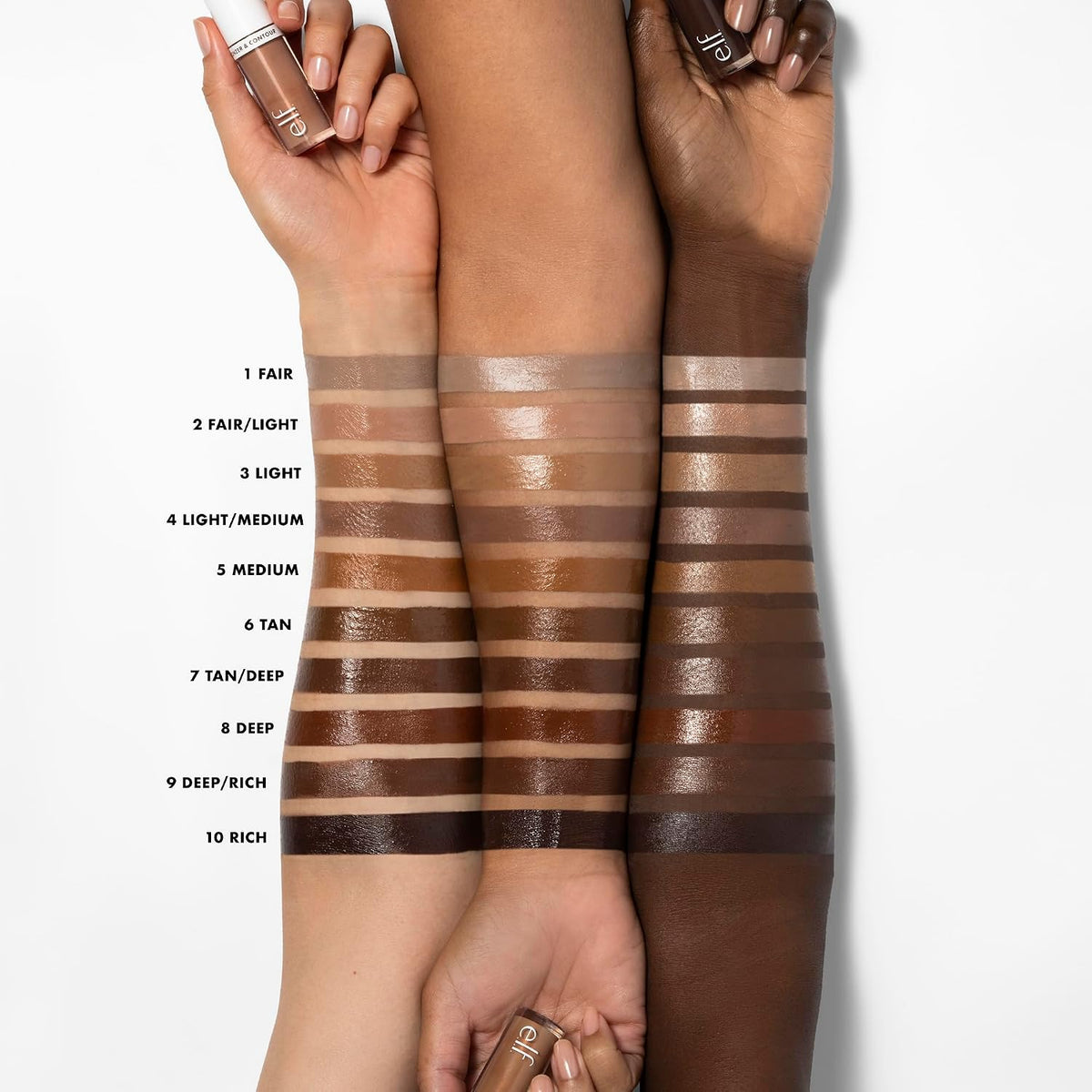 Bronzer e Contorno Líquido Elf Camo Cor: 3 Ligth 4ml
