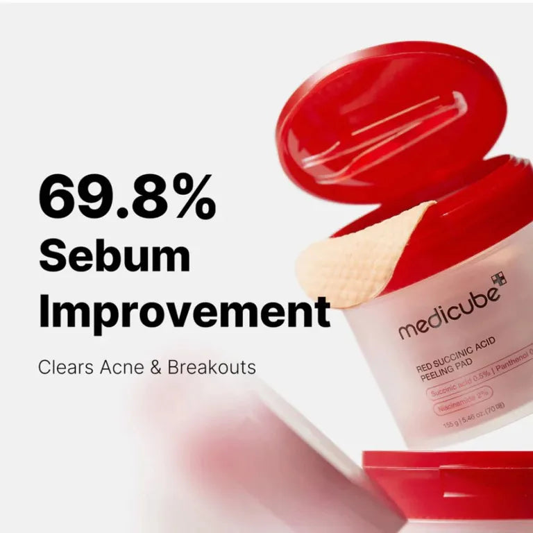 Medicube pad Red Succinic + Acid Peeling Pads