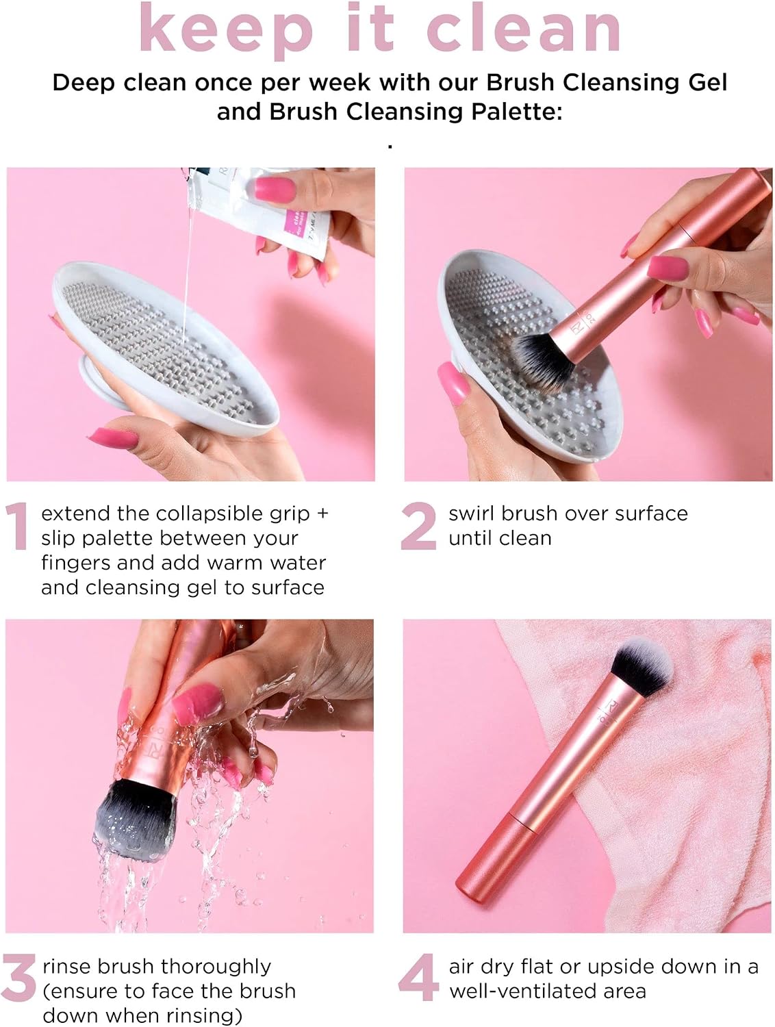 Pincel para Blush - Real Techniques -  (RT 400)