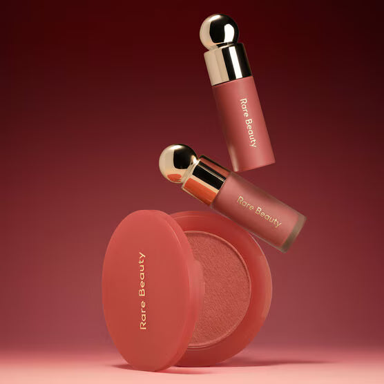 Kit Blush e Batom Líquido Rare Beauty Soft Pinch Cor: Worth