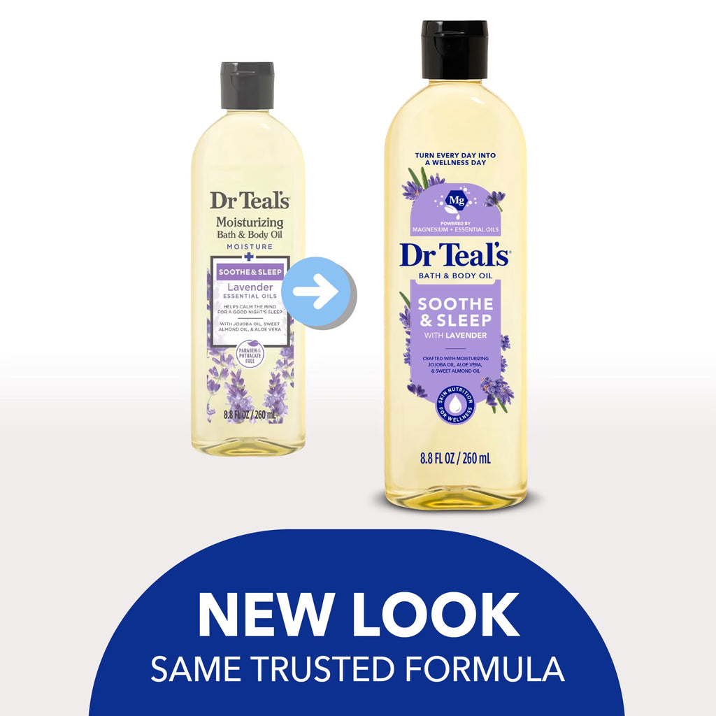 Óleo Corporal e de Banho Dr. Teals Sooth And Sleep com Lavanda - 250ml
