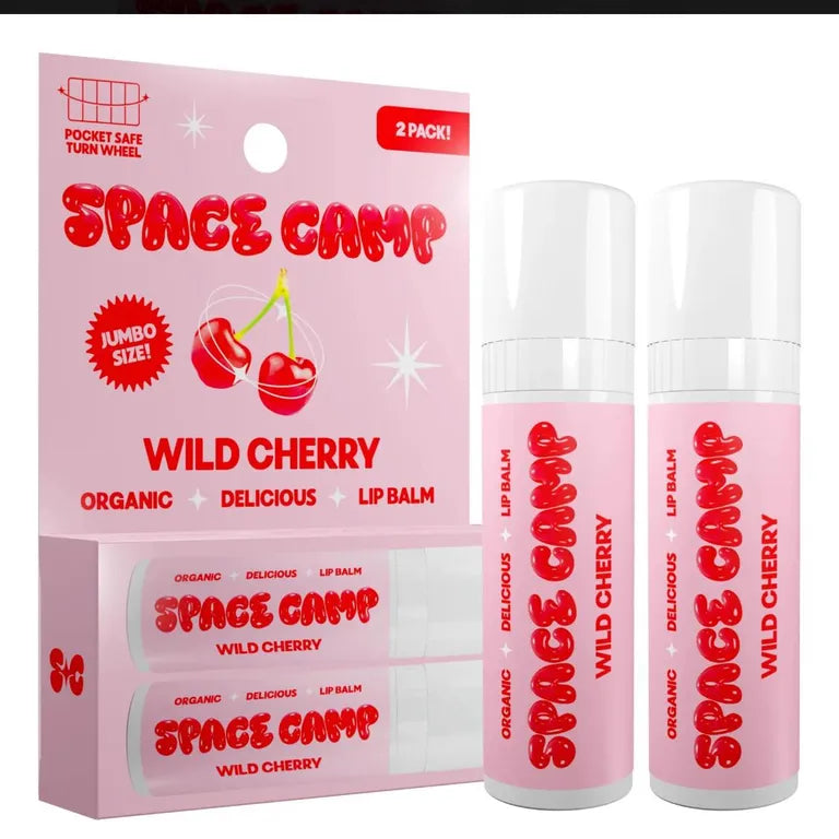 Lip Balm Space Camp Wellness Jumbo Wild Cherry Organic unidade
