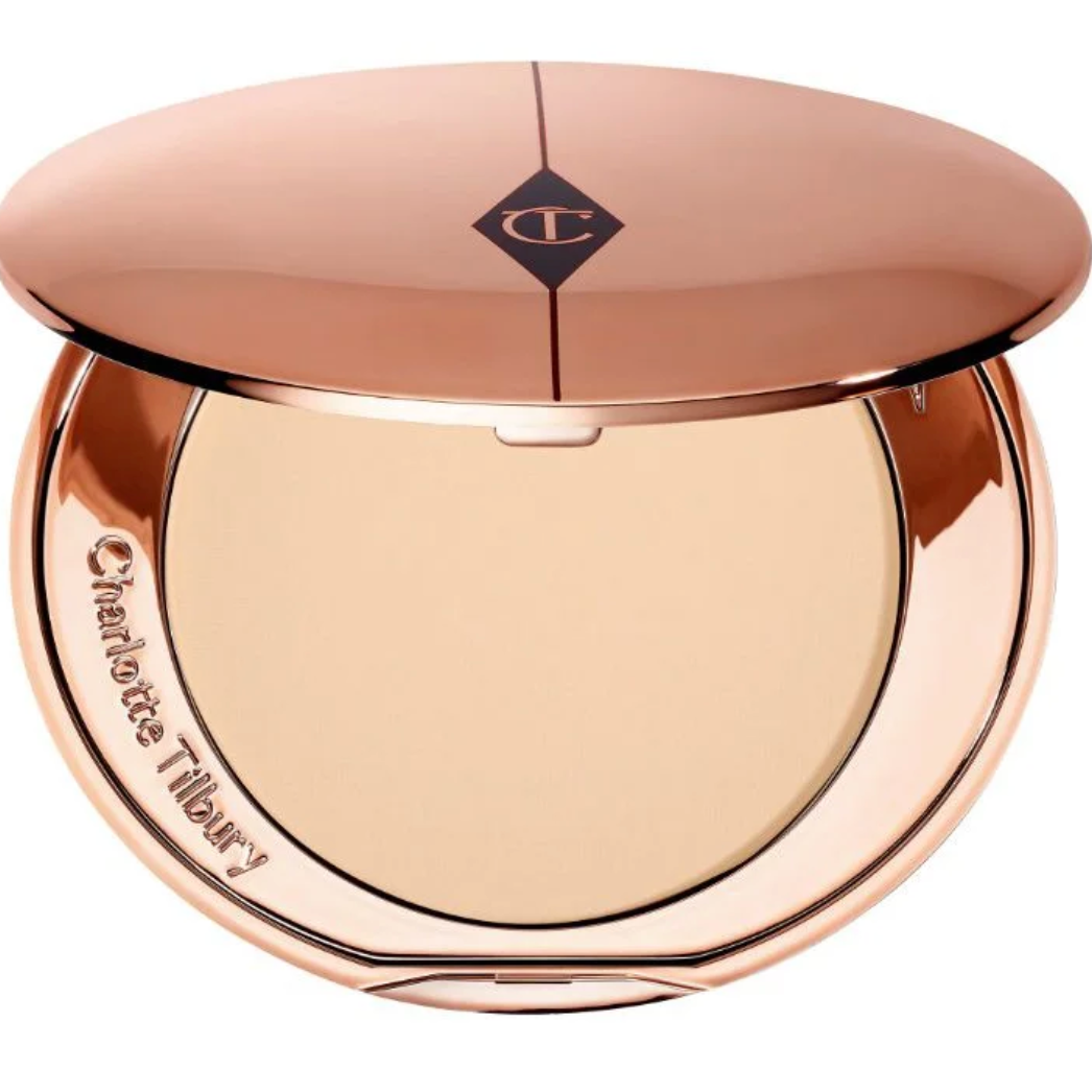 Pó Charlotte Tilbury Airbrush Flawless Finish Setting Powder Cor: 1 Fair 8 g
