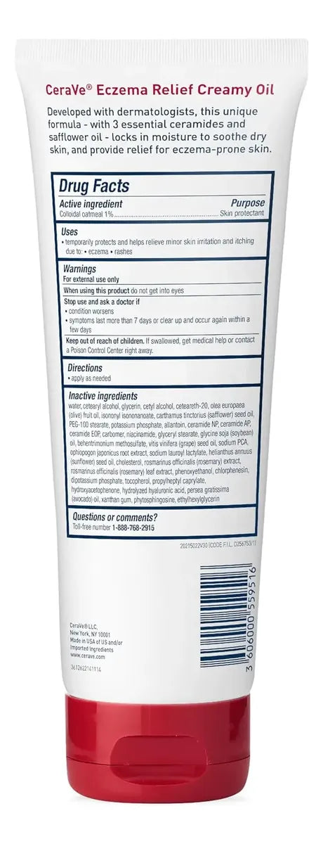 CeraVe Eczema Relief Creamy Body Oil