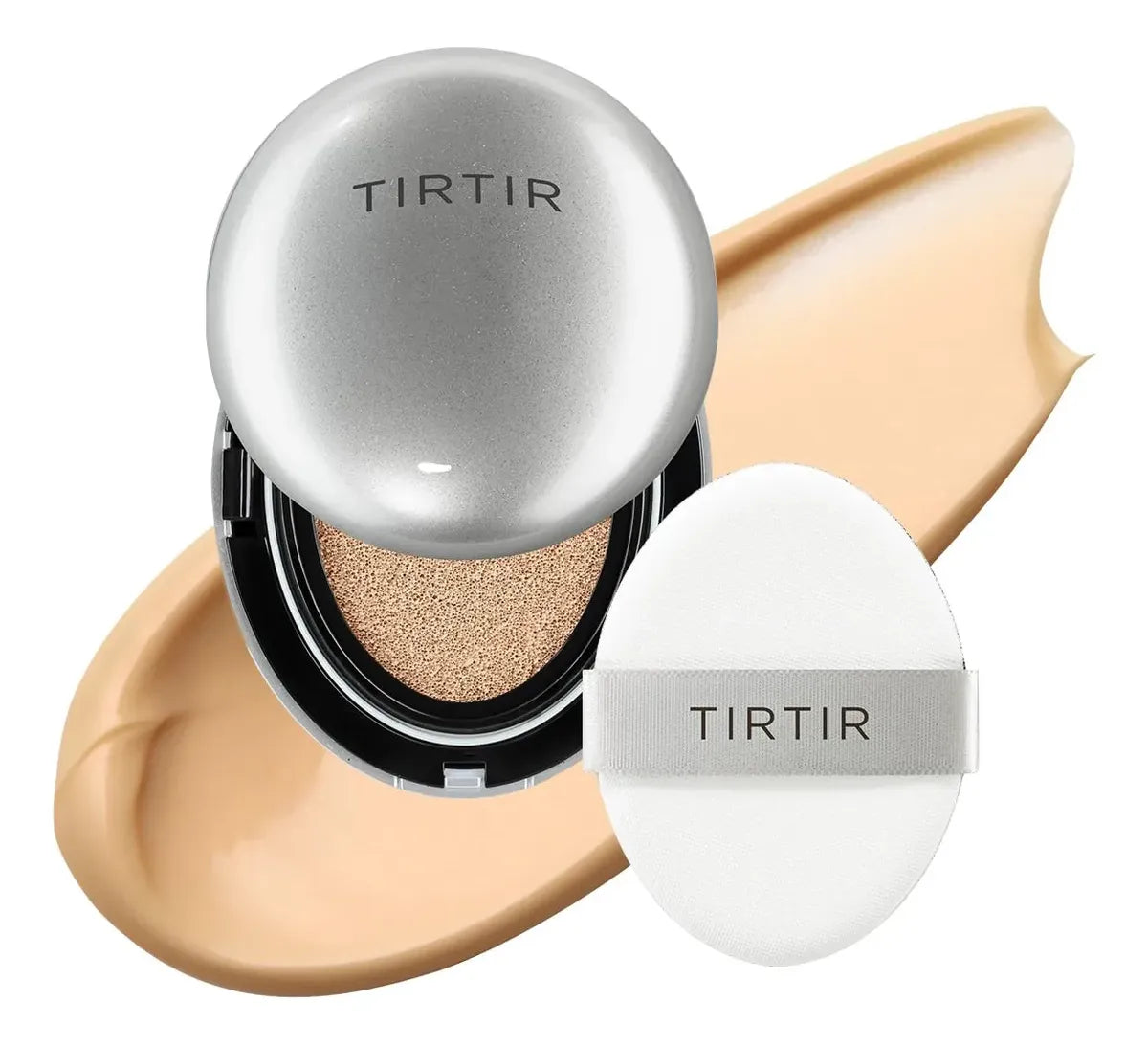 Base Tirtir Mask Silver Cushion Foundation Coreana 18 g