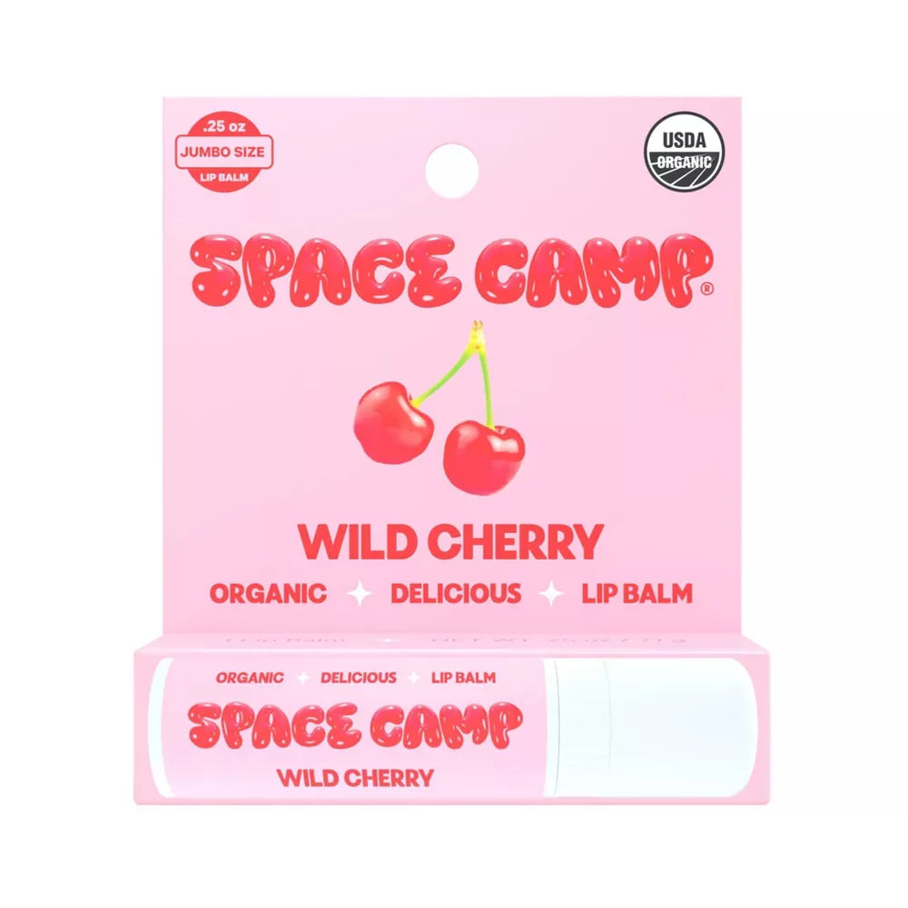 Lip Balm Space Camp Wellness Jumbo Wild Cherry Organic unidade