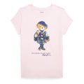 T-shirt  Ralph Lauren - Polo Bear Cotton Jersey Tee Girls  Tam 16 COR Laguna Pink