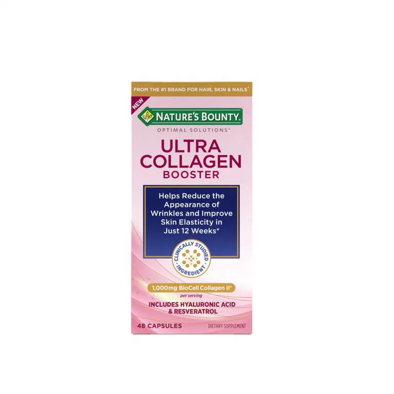Suplemento de colágeno Nature's Bounty Ultra Booster 48 cápsulas