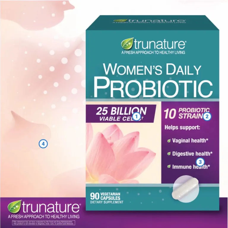 Probiotico Feminino Women's Daily 10 cepas 25 Bilhões 90 Caps