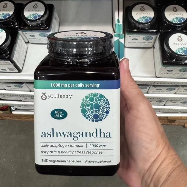 YOUTHEORY - ASHWAGANDHA 1000 MG 180 VEGETARIAN CAPS