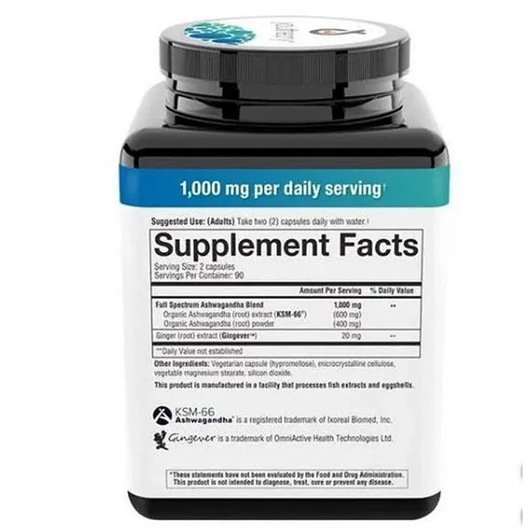 YOUTHEORY - ASHWAGANDHA 1000 MG 180 VEGETARIAN CAPS