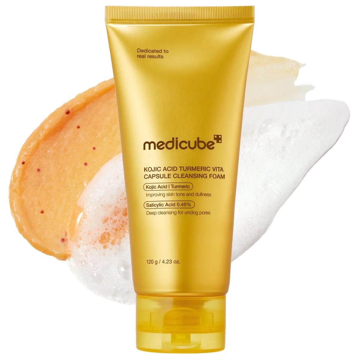 Medicube Espuma De Limpeza Kojic Acid Turmeric Vita Capsule 120g