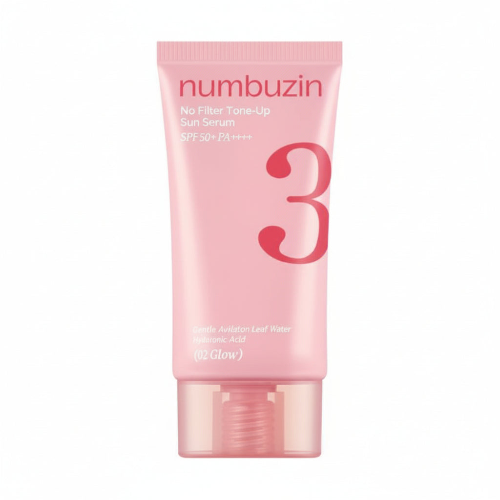 Protetor Solar Numbuzin No.3 No Filter Tone-Up 02 Glow 50 ml
