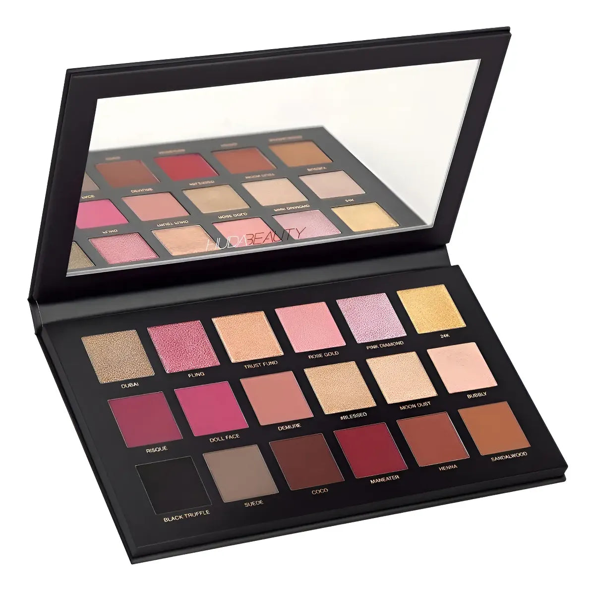 Paleta de Sombras Huda Beauty Textured Shadows Palete Rose Gold Edition