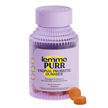 Lemme Purr Vaginal Probiotic Gummies 60 Gummies