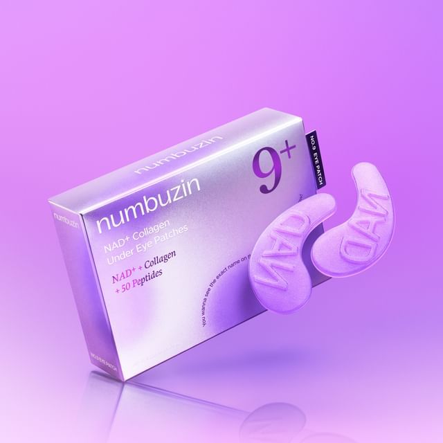 Patches para Área dos Olhos Numbuzin No.9 NAD+ Collagen 8 g